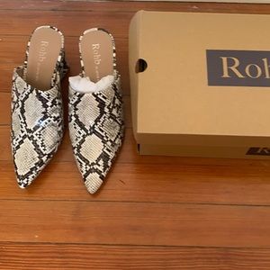 NEW in box snake mules